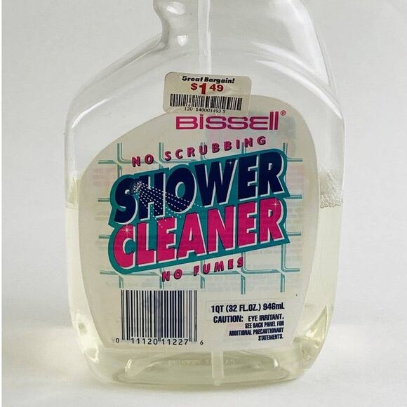 Vintage RARE Bissell No Scrub Shower Cleaner No fumes Move Prop 80s Penn Champ - Picture 1 of 11